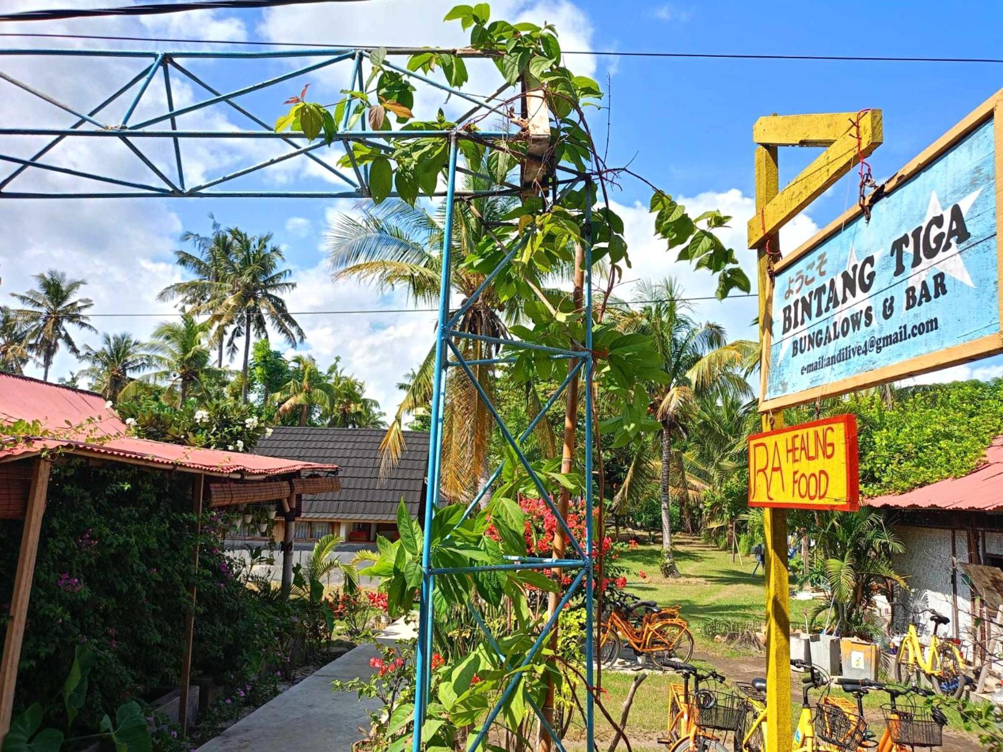 Bintang Tiga Bungalows กิลิไอร์ ภายนอก รูปภาพ