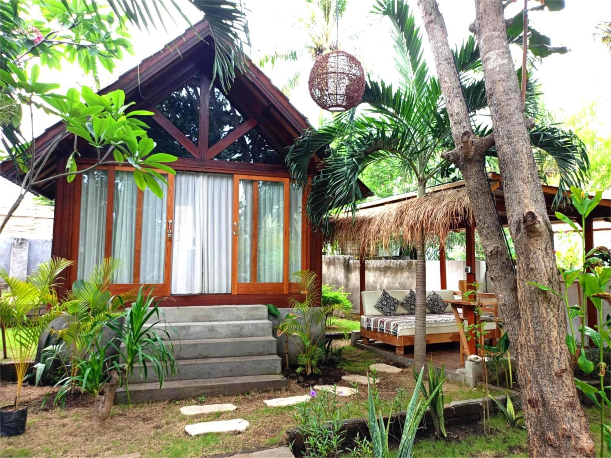 Bintang Tiga Bungalows กิลิไอร์ ภายนอก รูปภาพ